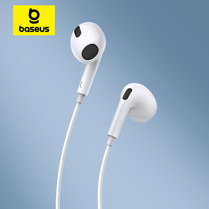 Wired Earphone Lightning - Baseus C17 سماعة أذن سلكية من