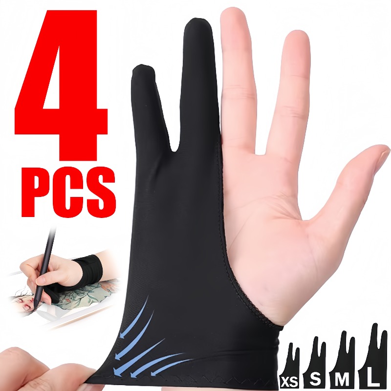 Drawing Glove Artist - قفازات رسم مضادة لللمس من ألياف