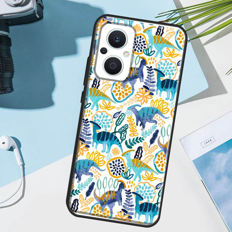 غطاء لطيف بتصميم ديناصور لهوات - مراجعة Oppo Reno 12 وسعره