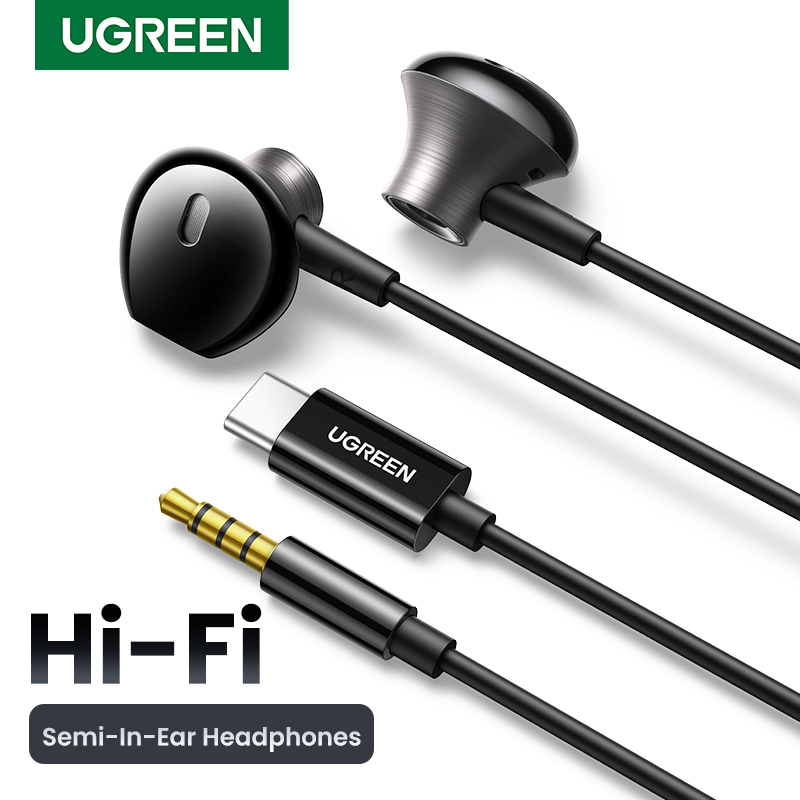 UGREEN سماعات أذن سلكية شبه مف - مراجعة Wired Earphone Lightning وسعره