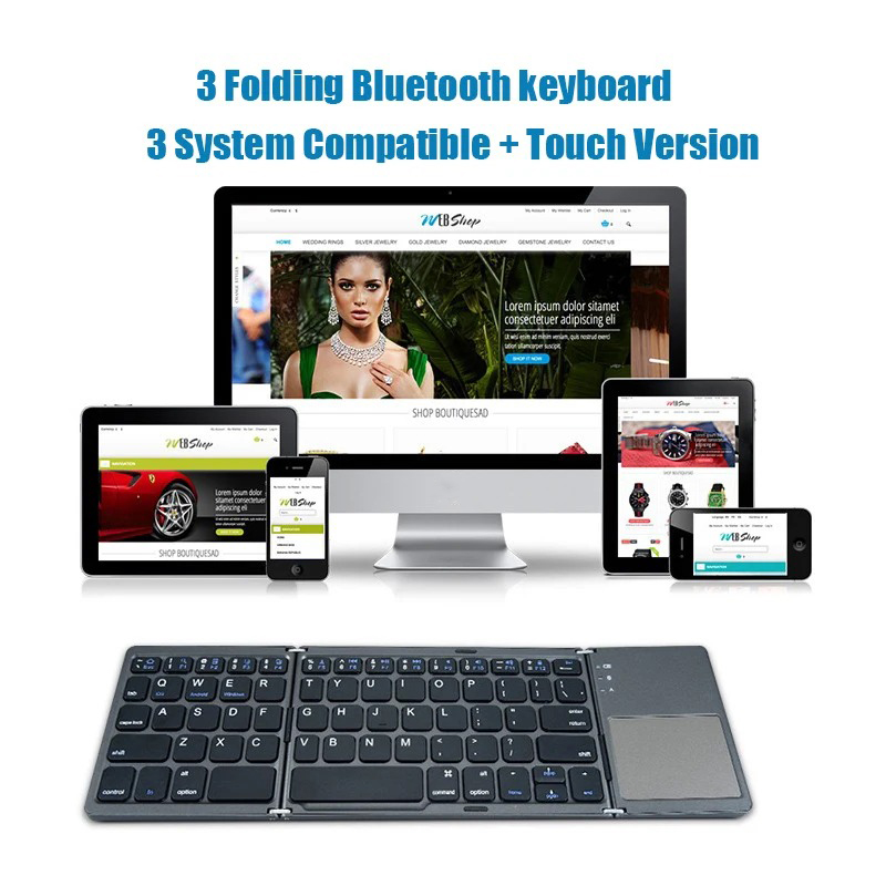 لوحة مفاتيح KEBIDUMEI ثلاثية ا - مراجعة Android Tablet Gaming Accessories وسعره