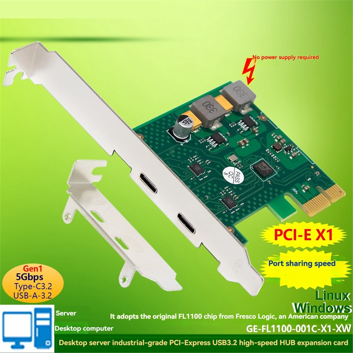 بطاقة توسعة USB3.0 PCI-E جديدة - مراجعة Usb Hub Type C وسعره
