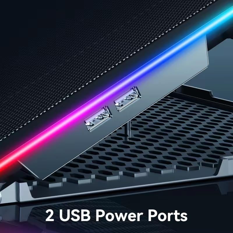 كمبيوتر محمول RGB وسادة تبريد  - مراجعة Cooling Stand Tablet وسعره